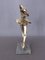 Silver-Plated Resin R925 Dancer Statue on Marble Base by Santini, 20th Century 18