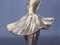 Estatua de bailarina R925 de resina plateada con base de mármol de Santini, siglo XX, Imagen 1