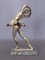Silver-Plated Resin R925 Dancer Statue on Marble Base by Santini, 20th Century 10