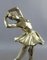 Estatua de bailarina R925 de resina plateada con base de mármol de Santini, siglo XX, Imagen 3