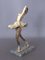Silver-Plated Resin R925 Dancer Statue on Marble Base by Santini, 20th Century 11