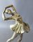 Estatua de bailarina R925 de resina plateada con base de mármol de Santini, siglo XX, Imagen 7