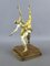 Versilberte und vergoldete Bronzestatue von Tänzern von Giuseppe Vasari, 20. Jh. 13