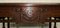 Late 19th Century Victorian Hand Carved Oak Console Table with Leather Inset Top, Image 7