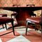 Living Room Set in Mahogany and Rosewood by Osvaldo Borsani for Atelier Borsani Varedo, 1950s, Set of 7 6