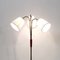 Mid-Century Scandinavian 3-Light Floor Lamp in Teak and Brass, 1950s 7