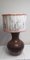 Lampada da tavolo vintage con base impiallacciata in quercia di Lamplove, anni '70, Immagine 2