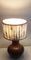 Lampada da tavolo vintage con base impiallacciata in quercia di Lamplove, anni '70, Immagine 5