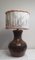 Lámpara de mesa vintage con base de roble chapado de Lamplove, años 70, Imagen 4