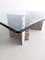 Italian Marble Coffee Table with Glass Top, 1970s 11