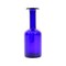 Botella de vidrio azul de Otto Brauer para Holmegaard, años 60, Imagen 1