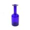 Blue Glass Bottle by Otto Brauer for Holmegaard, 1960s 4
