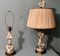 Art Noveau French Porcelain Lamps, 1950, Set of 2, Image 4