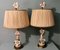 Art Noveau French Porcelain Lamps, 1950, Set of 2 2