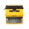 Yellow Lettera 32 Typewriter by Marcello Nizzoli for Olivetti Synthesis, Mid-20th Century, Image 1