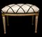 Louis XVI French Bench in Gold Leaf Wood and Dedar Fabric, 1925 5