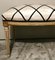 Louis XVI French Bench in Gold Leaf Wood and Dedar Fabric, 1925 19