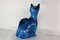 Blaue Katze von Aldo Londi für Bitossi, Italien, 1960 7