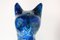 Blaue Katze von Aldo Londi für Bitossi, Italien, 1960 3