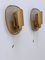 Mid-Century Modern German Wall Lamps, 1950s, Set of 2, Image 12