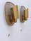 Mid-Century Modern German Wall Lamps, 1950s, Set of 2, Image 16