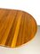 Danish Round Extendable Dining Table in Teak, 1980s 13