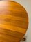 Danish Round Extendable Dining Table in Teak, 1980s 19