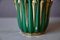 Art Deco Vase in Green and Gold from Poët Laval in Drôme, 1940s 8