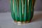 Art Deco Vase in Green and Gold from Poët Laval in Drôme, 1940s 3