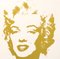 Sunday B. Morning after Andy Warhol, Golden Marilyn 41, Siebdruck 1