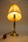 Small Table Lamp with Fabric Shade, Vienna, 1950s 2