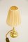Small Table Lamp with Fabric Shade, Vienna, 1950s, Image 1