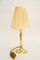 Small Table Lamp with Fabric Shade, Vienna, 1950s 8