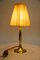 Small Table Lamp with Fabric Shade, Vienna, 1950s 4