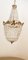 Lámpara de araña Imperio de latón con gotas esmeriladas, Imagen 16