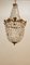 Lampadario Impero in ottone con gocce satinate, Immagine 11
