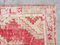 Roter Vintage Oushak Teppich, 1960er 9