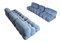 Blue Corduroy Velvet Camaleonda Modular Sofa by Mario Bellini for B&b Italia / C&b Italia, 1976, Set of 6 6