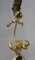 Französische Vergoldete Cherub Leuchte mit Vaseline Glasschirm, 1920er 4