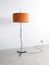 Orange & Chrome Floor Lamp from Staff, 1960s, Image 1