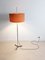 Lámpara de pie en naranja y cromo de Staff, años 60, Imagen 5