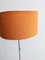 Lámpara de pie en naranja y cromo de Staff, años 60, Imagen 6