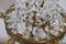 Kronleuchter aus Vergoldeter Bronze & Kristallglas mit 10 Glühbirnen, Ende 19. Jh. 12