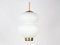 Vintage Pendant Lamp by Bent Karlby for Lyfa, Denmark, 1956, Image 6