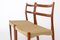 Teak Dining Chairs with Papercord Seats by Søren Ladefoged, 1960s, Set of 2 5