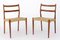 Teak Dining Chairs with Papercord Seats by Søren Ladefoged, 1960s, Set of 2 1