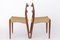 Teak Dining Chairs with Papercord Seats by Søren Ladefoged, 1960s, Set of 2, Image 7