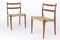 Teak Dining Chairs with Papercord Seats by Søren Ladefoged, 1960s, Set of 2 3