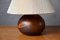 Wooden Ball Table Lamp, 1970s 4