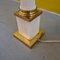 French Table Lamp with Alabaster and Gold Plated Elements, 1950s 4
